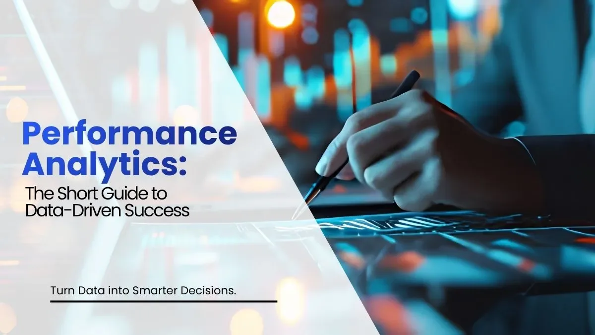 Performance analytics dashboard displaying KPIs, business metrics, and data-driven insights for smarter decisions.