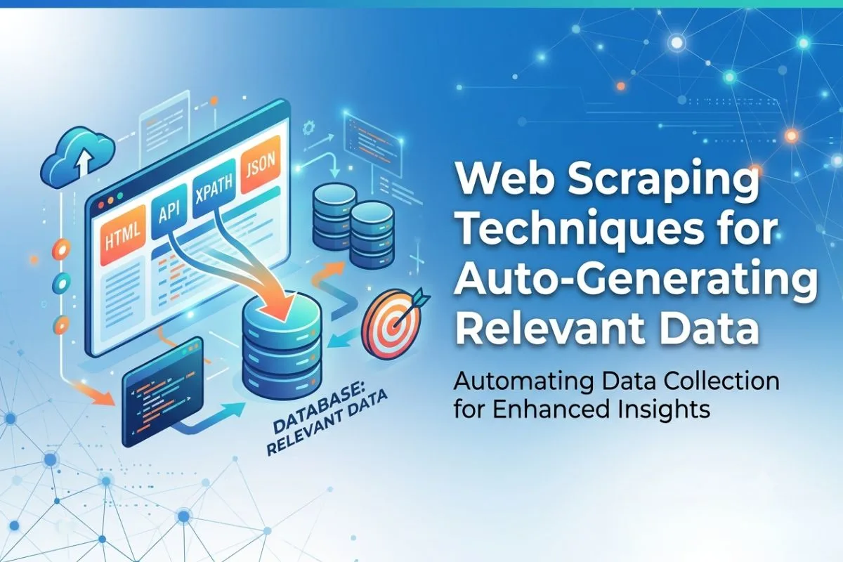 Web Scraping Techniques for Auto-Generating Relevant Data