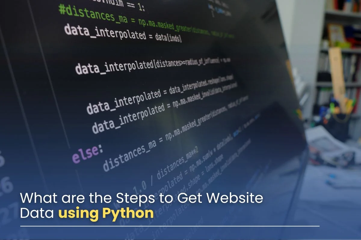 What are the Steps to Get Website Data using Python?