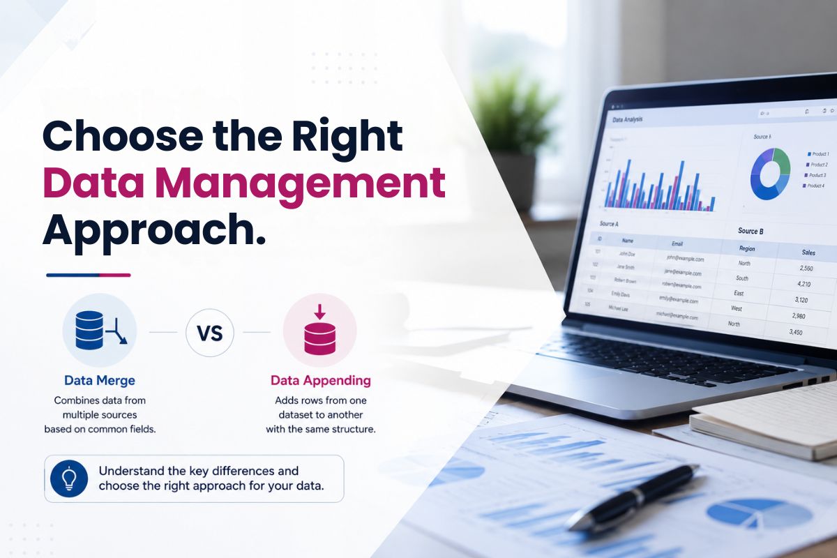 What Is the Difference Between Data Merge and Data Appending?